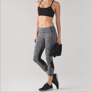 lulu lemon pace rival full length leggings, size 8